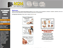 Tablet Screenshot of mgmtrialservices.medicalillustration.com